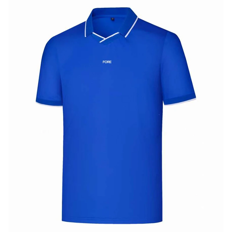 

Golf Sweatshirt Spring/Summer New Men's Elastic Slim Fit Short sleeved T-Shirt Outdoor Leisure Comfortable Quick Drying Polo Top