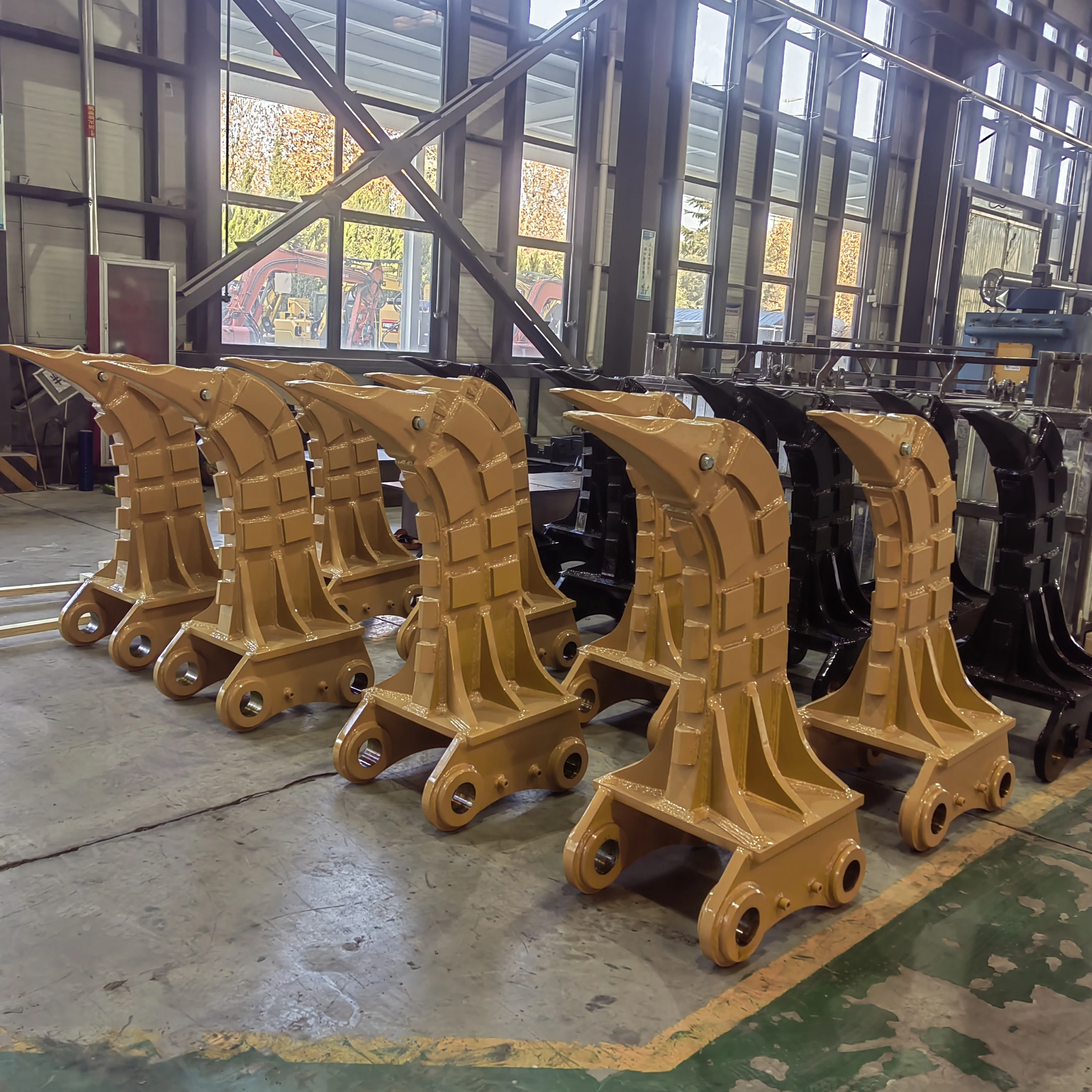 عالية القوة الصلب حفارة الصخور الممزق واحد شرانك مزدوجة شرانك التربة الممزق لبناء التعدين