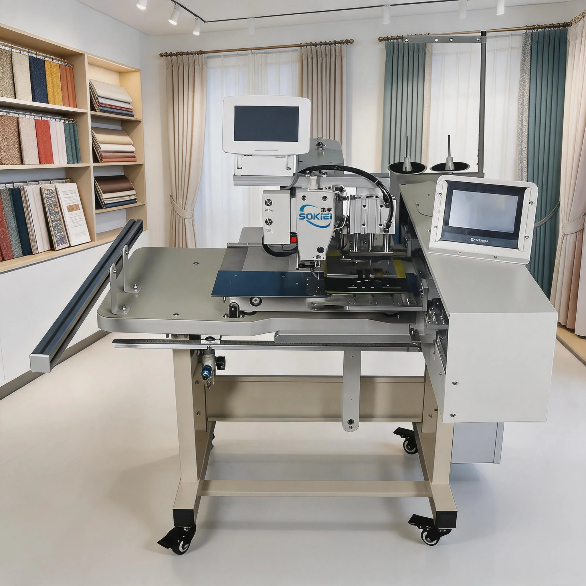 Folding Automatic Fabric Curtain Folding Sewing Machine Industrial Pleat Blind Curtain Sewing Machines For Curtain Fabric