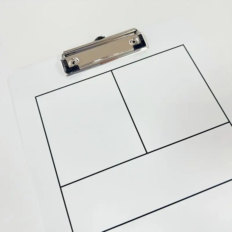 Буфер обмена для тренинга Pickleball, стираемая тренировочная белая доска, аксессуары из ПВХ для ежедневных тренировок и соревнований по бокам