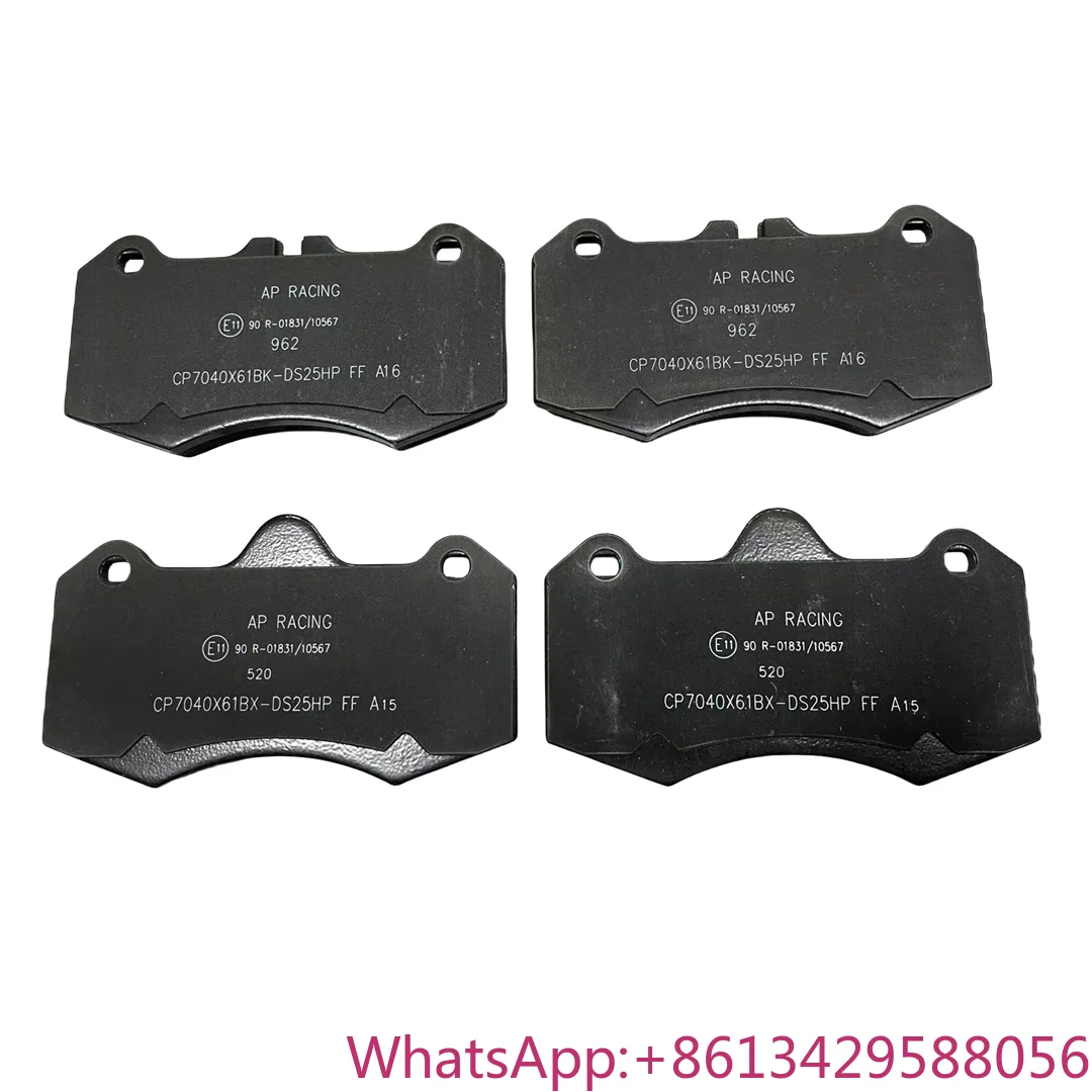 

Front Alxe Iron Brake Pads,Clips for AP RACING,For Brembo,Brake Pad Kit for Mclaren 540C,570S,570GT,GT,2015-,13CA041CP