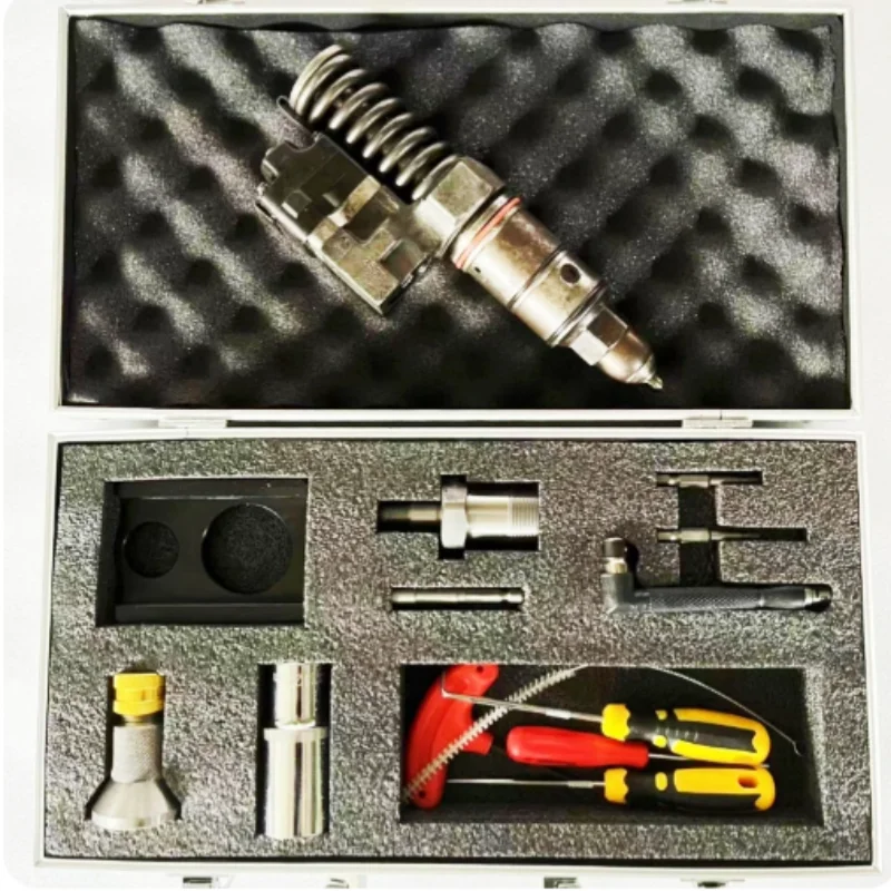 

For Detroit Diesel Injector Disassemble Fixture Clamp Fuel Nozzle Open Pressure Adaptor Stroke Measuring Repair Tool