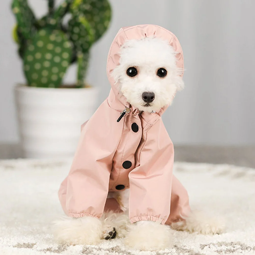 

Waterproof Reflective Coat Dog Costume Raincoat Jackets Apparel Adjustable Pet Clothes Suit