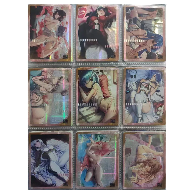 Anime Goddess Story ACG Sexy beauty Rem Kamado Nezuko Beelzebul Yae Miko Yor Forger DIY homemade card sets boy Birthday present