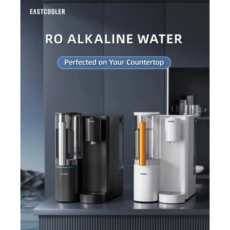 New Arrival Smart Filter Life Display 3.5:1 Pure Drain Ratio Countertop Reverse Osmosis Drinking Water Machine