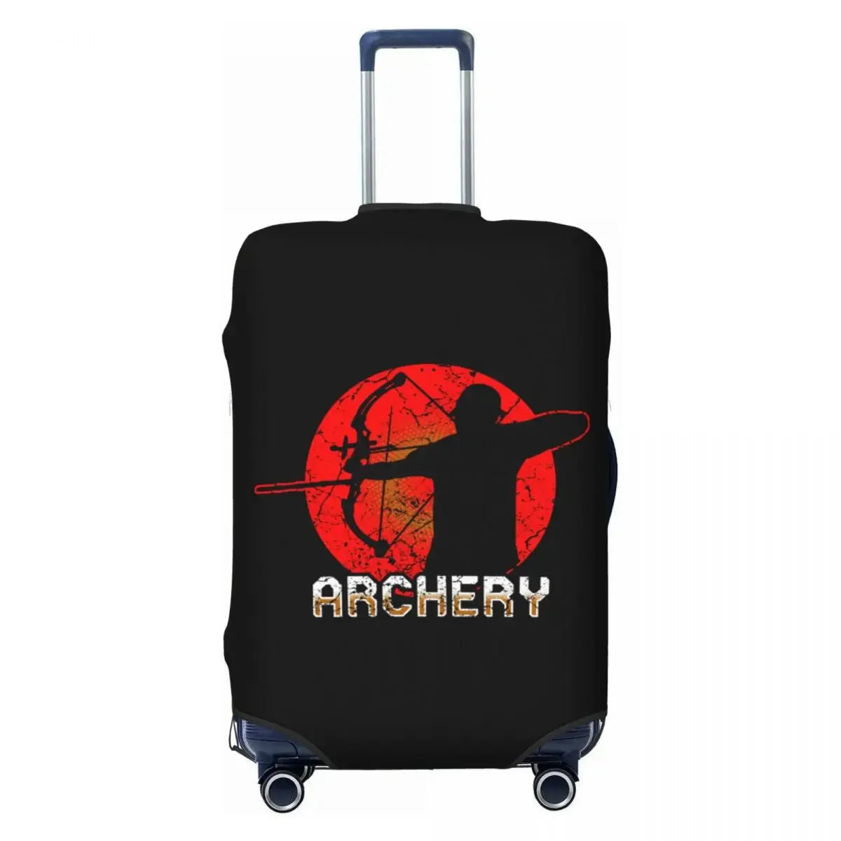 

Custom Archery Archer Luggage Cover Protector Funny Hunting Sport Travel Suitcase Protective Cover for 18-32 Inch