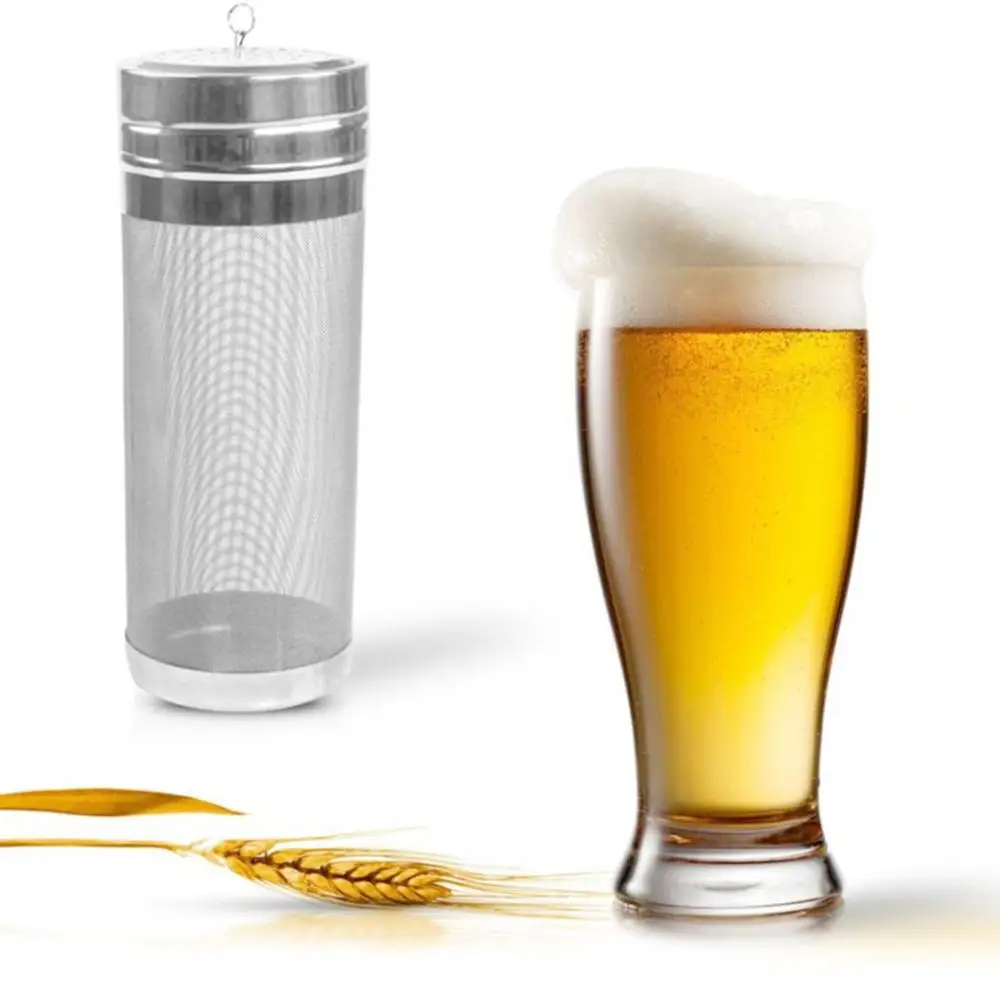 

Easy Cleaning Useful 300 Micron Mesh Household Beer Brewing Kettle Hop Basket Hop Spider Homebrew Hop Strainer Mesh Beer Filter