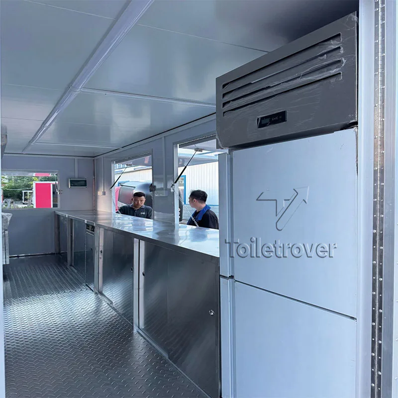 The Black Knight Food Truck, A Delight Around the Street Corner, Parked Here, Warming Up Your Commute with a Bite of Hot Food