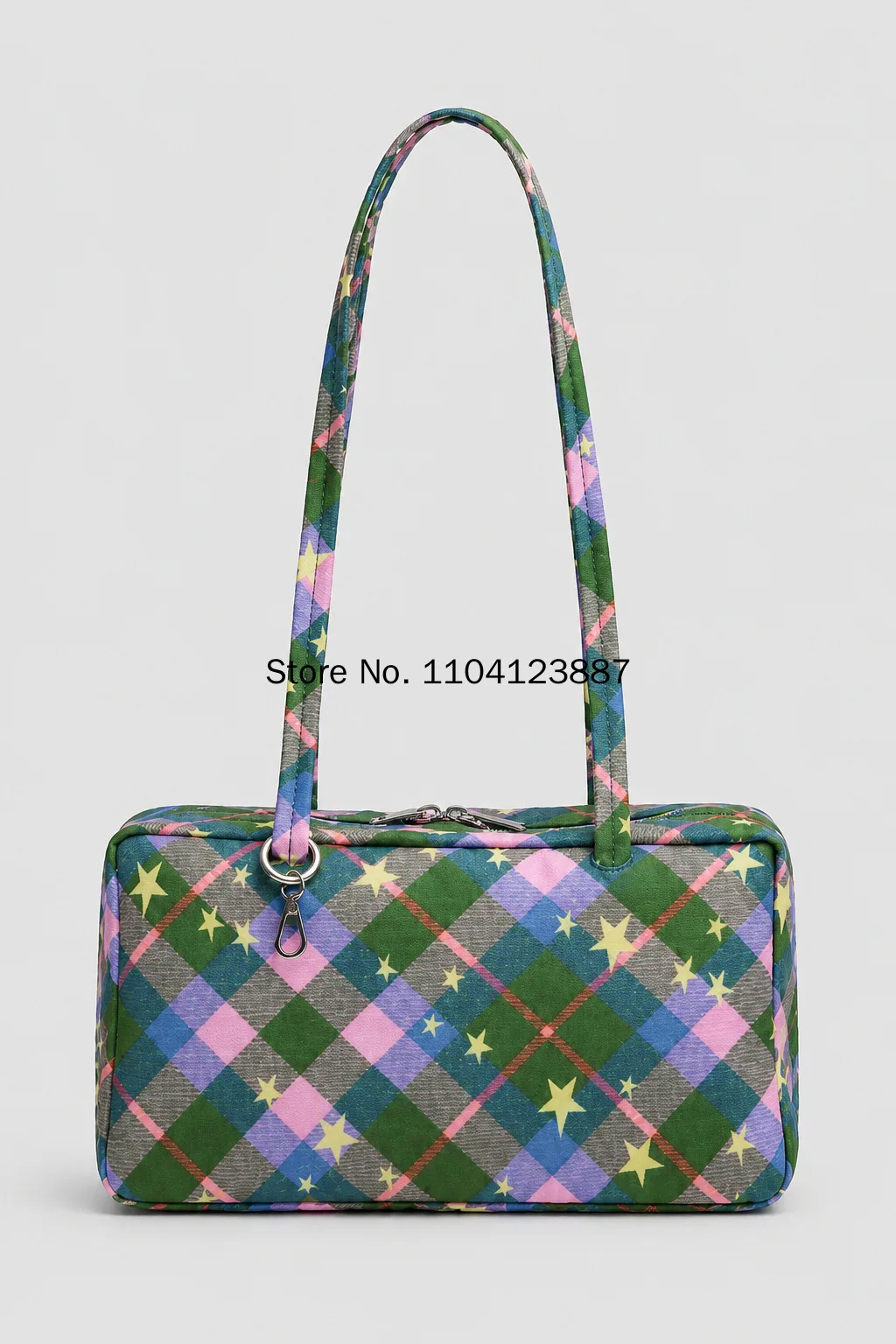Nylon Quadratische Schultertasche Große Kapazität Canvas-Handtasche Leichte Reißverschluss-Tragetasche Tägliche Pendler-Reisetasche Aufbewahrungstasche Fitness-Geschenk – Detail 26