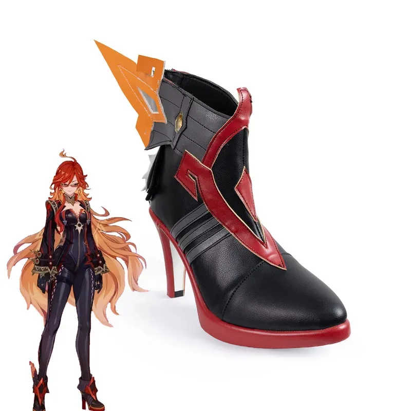 

NewGenshin Impact Mavuika Pyro Archon Cosplay Boots Comic Anime Halloween Party Game Role Play Shoes Costume Accessories2025