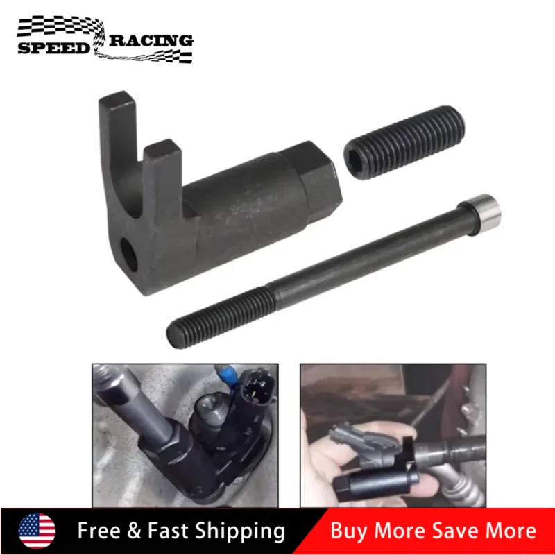 

3418 Fuel Injector Removal Tool Diesel Injector Puller with Long & Short Bolt For 2011-2018 F-250 F-350 F-450 F-550 6.7L Black