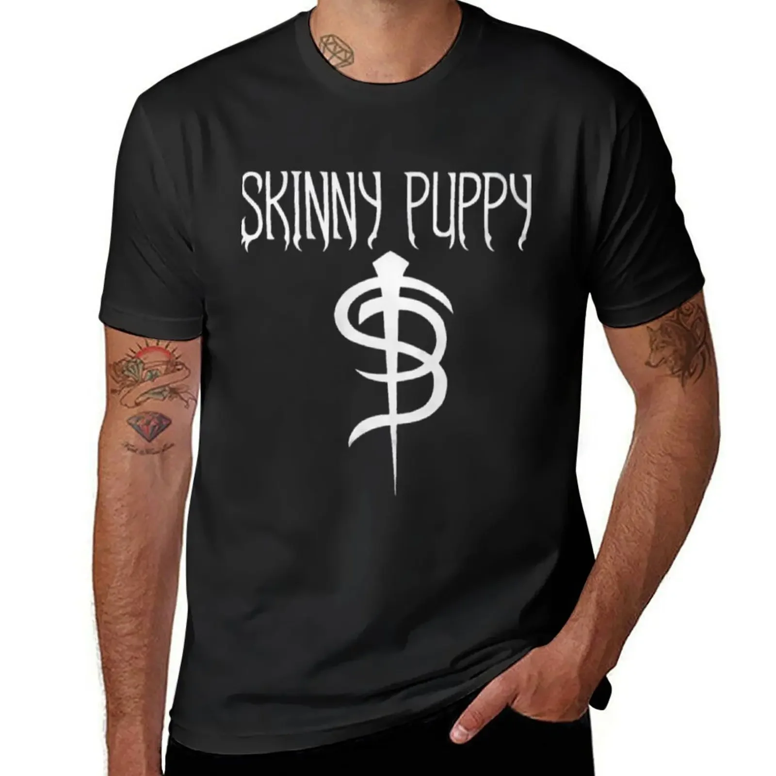 Skinny Puppy T-Shirt plus size tops quick-drying baggy shirts vintage men t shirts