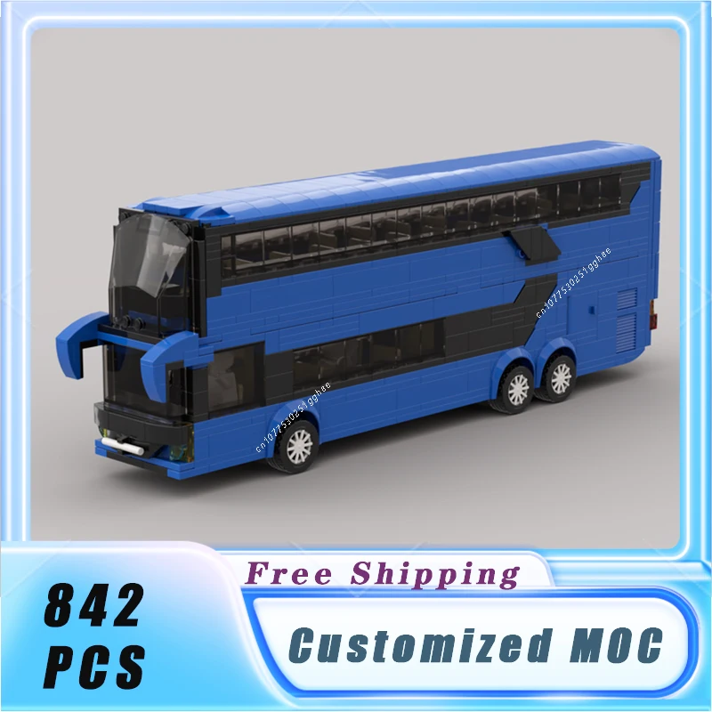 

Classical Vehicle MOC Double Decker Bus TopClass S531 Building Blocks Model Bricks Sets Assemble Display Children's Toys Gifts