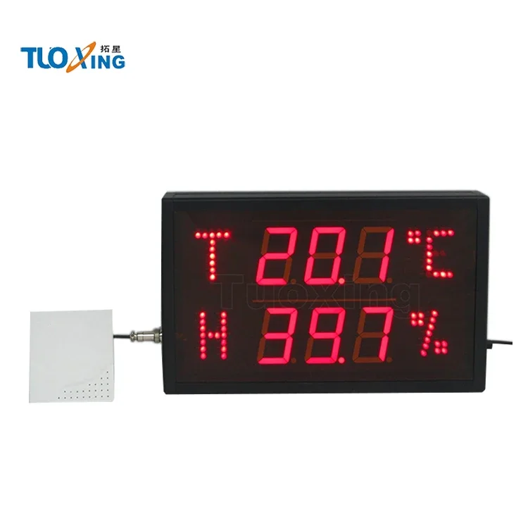 2.3 inch 6 digits digital temperature and humidity display with high precision sensor