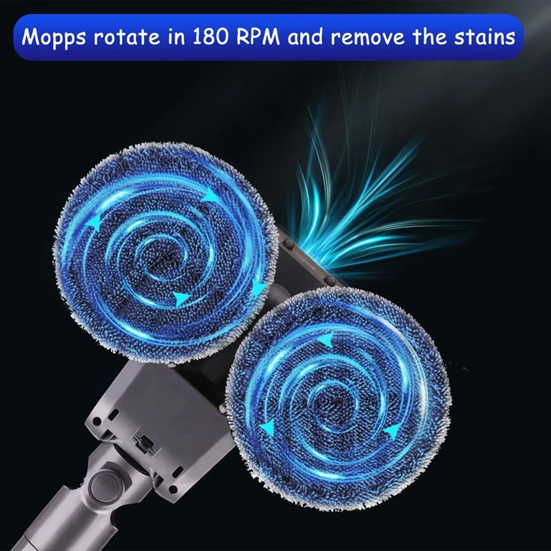 Vacuum Cleaner  Floor for V12 Slim / V10 Slim Vacuum Cleaner Electric Mop Attachment with Detachable Water Tank and Mop