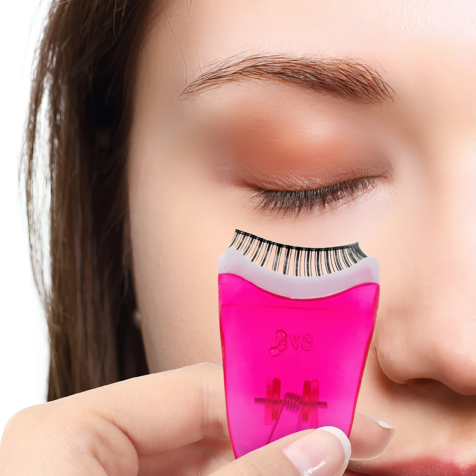 Blue False Eyelash Applicator Makeup Accessory Small Tool for Application Hot Big Shiny Eyes