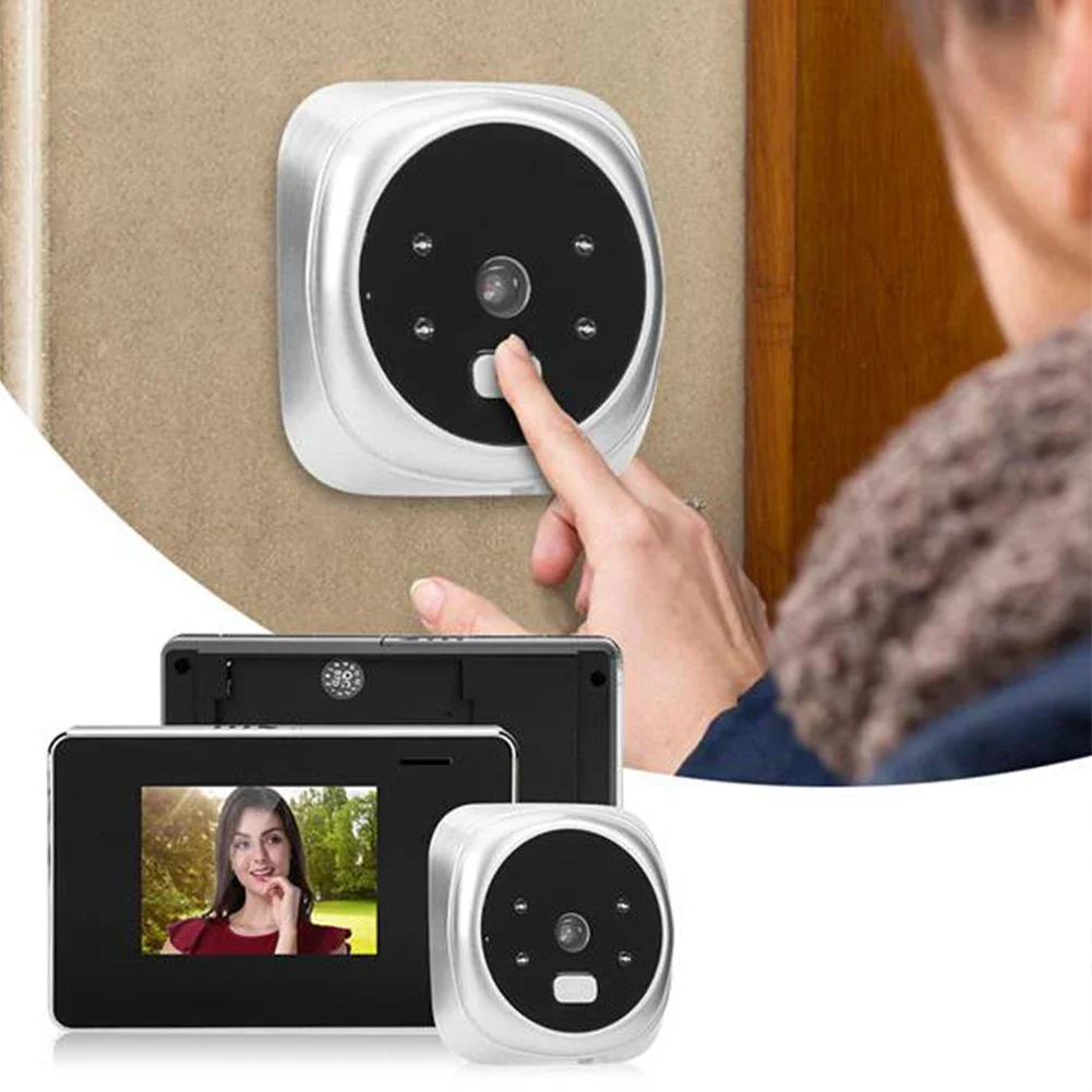 2.8 inch Doorbell Electronic Peephole Door Camera LCD Digital Doorbell Cam Night Vision Video Anti theft Surveillance Recorder