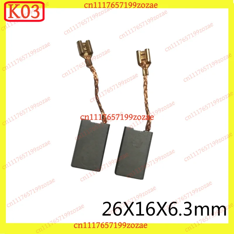 k3 5 Pair Electric Hammer Carbon Brushes, Compatible for Bosch 1617014126 GSH11E GBH10DC Auto Parts