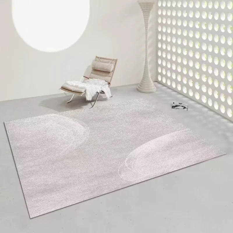 VIKAMA Bohemian Abstract Geometric Carpet, Minimalist Light colored Anti slip Large Carpet, Living Room, Bedroom Home Decoration