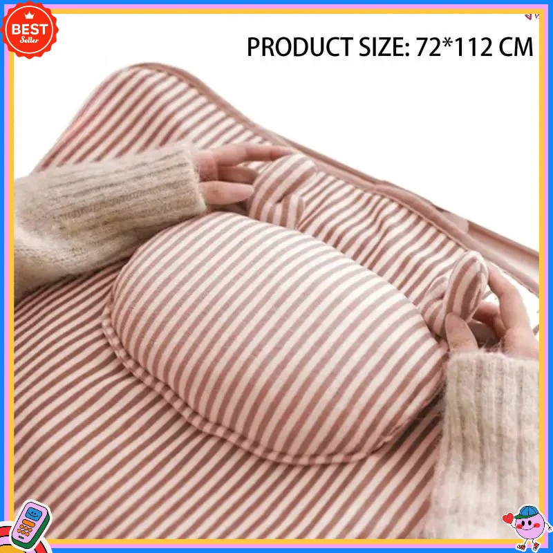

Wearable USB Heated Shoulder Blanket, Heated Blanket with Pillow, Winter Warming Mat for Home, Office, and Travel