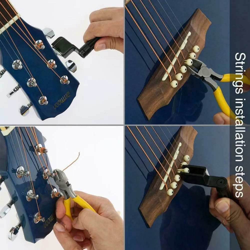 

Guitar Cleaning and Repair String Replacement Tools, Tuning Wrenches, Kits (003)