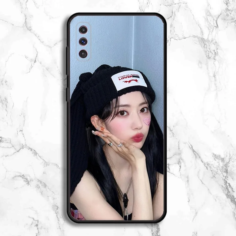 Kpop Miyawaki Sakura I-Izone  Phone Case For Samsung Galaxy A13,A21s,A22,A31,A32,A52,A53,A71,A80,A91 Soft Black Phone Cover