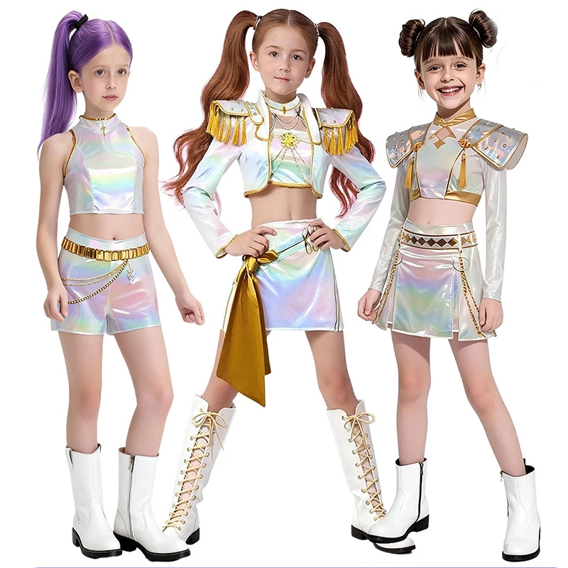 costume-de-cosplay-kpop-demon-hunters-zoey-rumi-mira-pour-enfants-uniforme-blanc-dore-pour-enfants-filles-spectacle-sur-scene-d'halloween