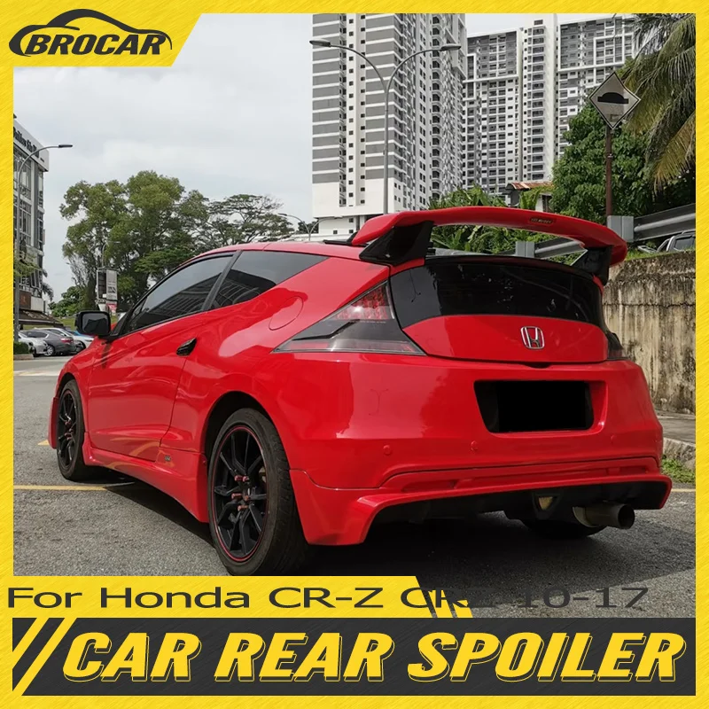 For 2011 12 13 14 15 16 2017 Honda CRZ CR-Z ZF1 MU Style High Quality ABS Plastic Blue and Black Spoiler Trunk Boot Wing Spoiler