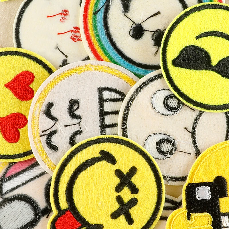 21 Teile/los Diy Eisen Auf Patches Für Kleidung Jacke Rucksack Gestickte Thermische Nähen Kinder Parches Nette Aufkleber Ausdruck Stoff – Detail 6