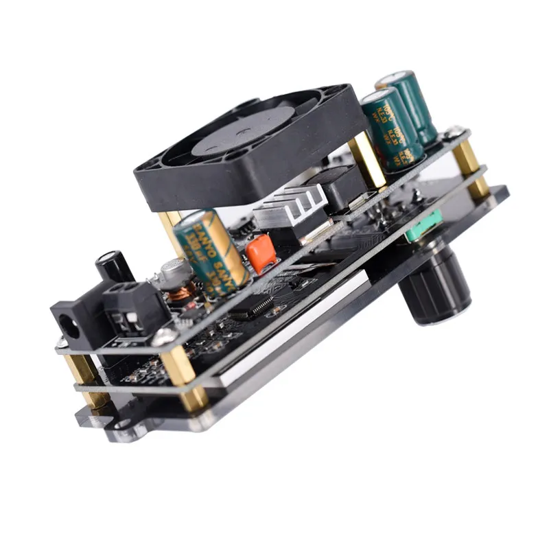 DC CNC adjustable power module color screen DIY LCD digital display step-down module continuously adjustable voltage and current