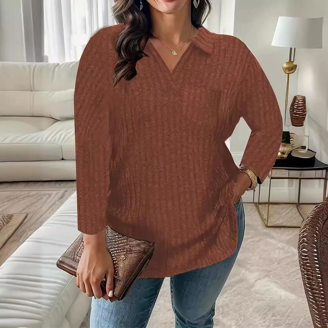 Langes Sve-T-Shirt für Damen mit Pit-Streifen, lässiges SLE-Polyester-Spandex-Mischung, bequeme Passform, Overhead-Design