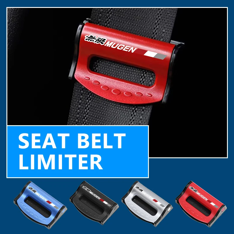 For Honda Car Safety Belt Buckle Adjustable Seat Belt Fixed Limiter Accord Fit City Vezel Mugen Legend Si RR Insight CITY CIVIC