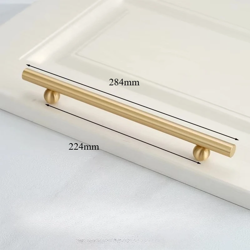 Beicai Messing-Schrankgriff Neuer Hochwertiger Moderner Minimalistischer Schubladen-, Schrank- und Kleiderschrankgriff im Luxus-Design mit Langem Griff – Detail 14