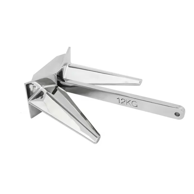 316 Stainless Steel Pool Style Anchor for Dinghy Kayak Yacht Steamship Ship Boat Accessories Marine Hardware Sailing