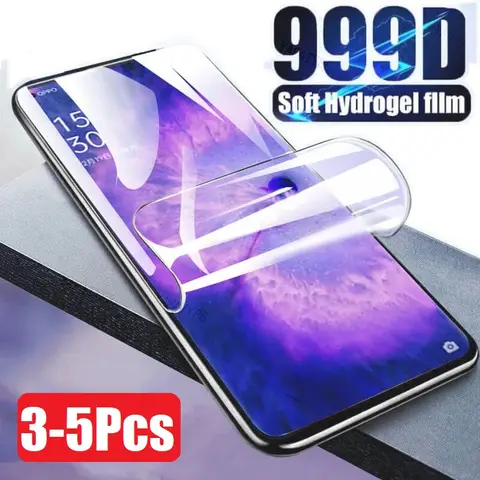 3-5 Stuks Hydrogel Film Voor Huawei P50 P30 P60 P20 P40 Mate 60 Pro 20 20X50 40 Lite Screen Protector Voor Huawei P Smart 2019