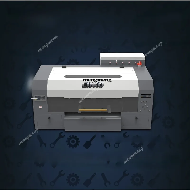 Printer With Dual i1600 Head,Shaker and Dryer Automatic Digital Fabric T-Shirt Custom DTF Printer Printing Machine