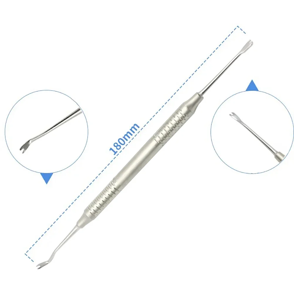 Orthodontic Elastic Ligature Placement Tool, Rotating Ligature Ring Applicator, Dental Instrument