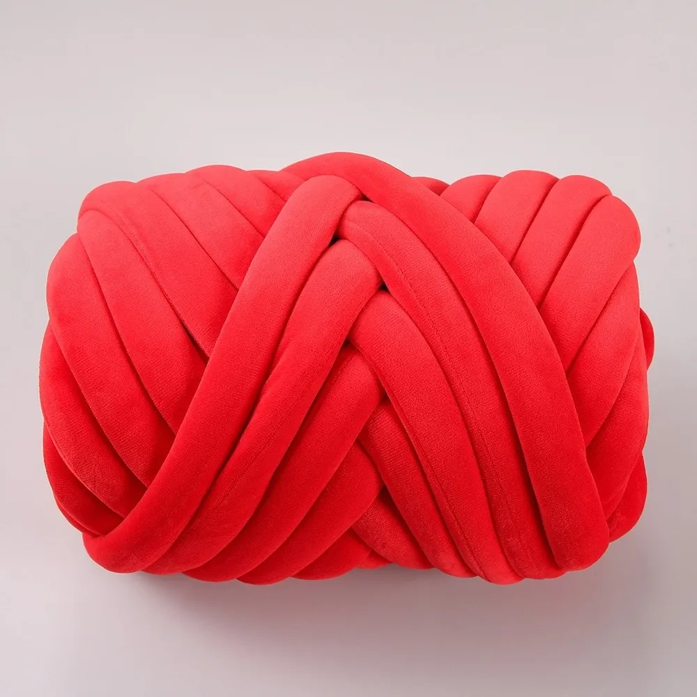 

Chunky Diameter 3cm Thick Finger Loop Yarn Velvet Hand Knitting Chunky Yarn Soft Anti-pilling Hand Knitting Yarn Carpets