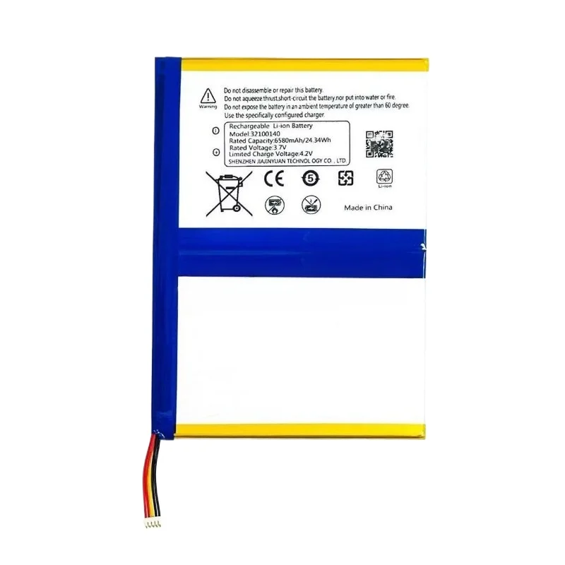3.7V 6580mAh 32100140 Battery for Blackview Tab 8 Mobile Phone Bateria