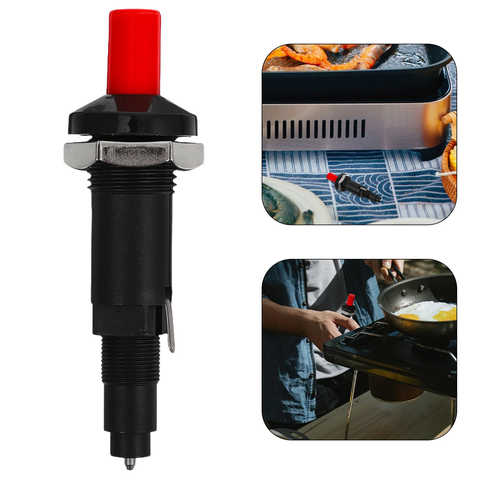 Gas Grill Igniter with Piezoelectric Spark Outdoor Use Kitchen Reliable Ignition Device for BBQ and Camping Stoves Essential