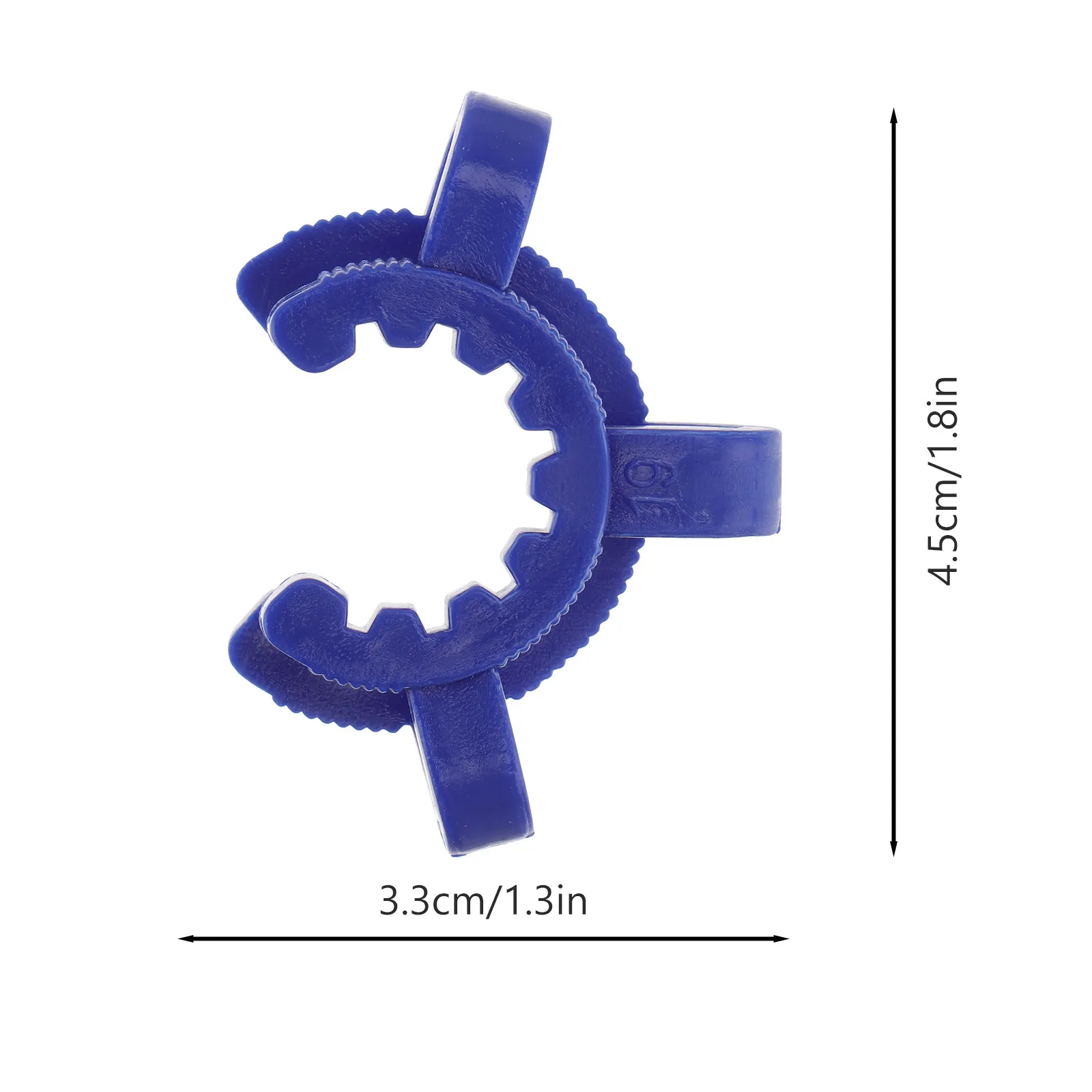 10Pcs Plastic Keck Clamps Premium Polyoxymethylene Laboratory Clips for Glass Ground Secure Conical Interface Laboratory