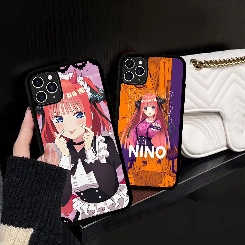 Fictional Character N-Nino N-Nakano Phone Case Silicone PC+TPU For For IPhone 11 12 13 14 15 16 Plus Pro Max Cover