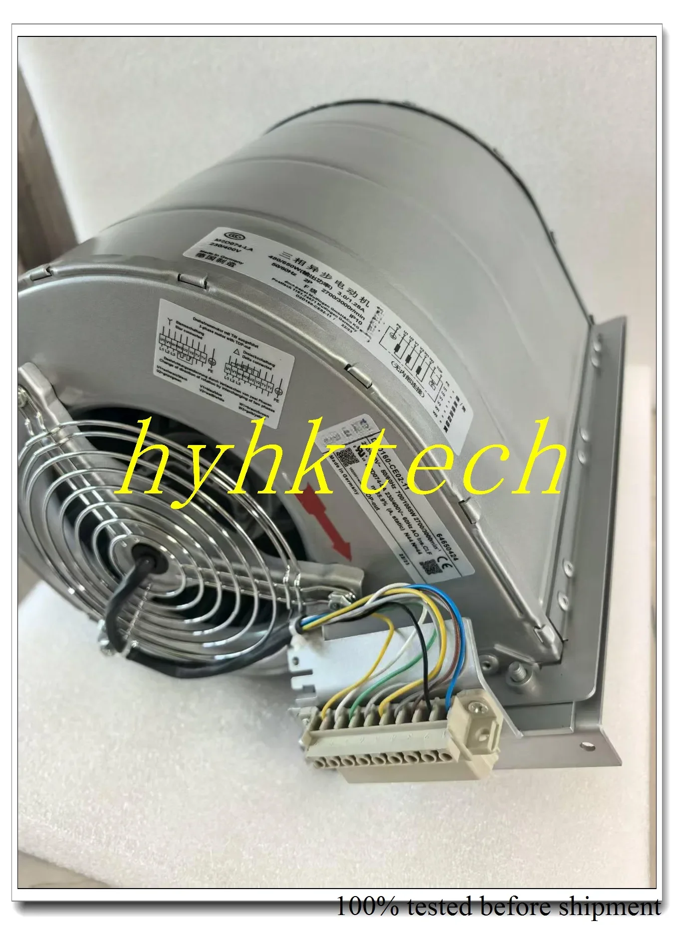 D2D160-CE02-11  D2D160-BE02-11 Original Centrifugal cooling fan, 100% tested before shipment