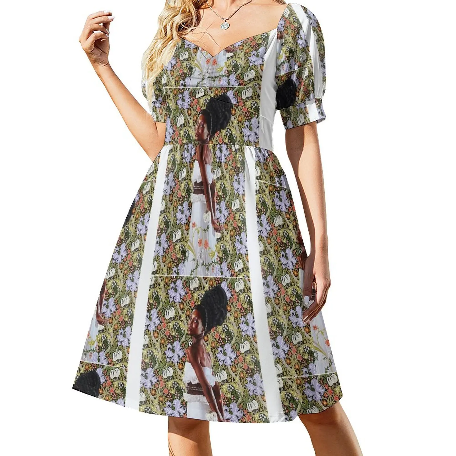 

Kehinde Beauty Black ,kehinde wiley fashion, kehinde wiley quote Short-Sleeved Dress Dresses long sleeve dress