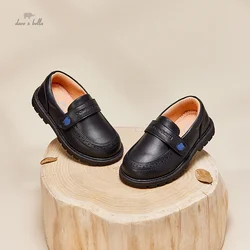 Dave Bella New Girls Leather Shoes Casual Girl Autumn Kids Black Shoes Children's Toddler Princess Shoes DB3236591