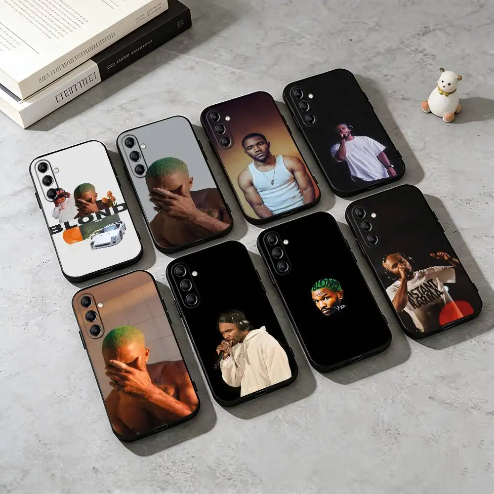 F-Frank Singer Ocean  Phone Case For Samsung Galaxy A73,A72,A71,A70,A53,A52,A51,Others Soft Black Cover