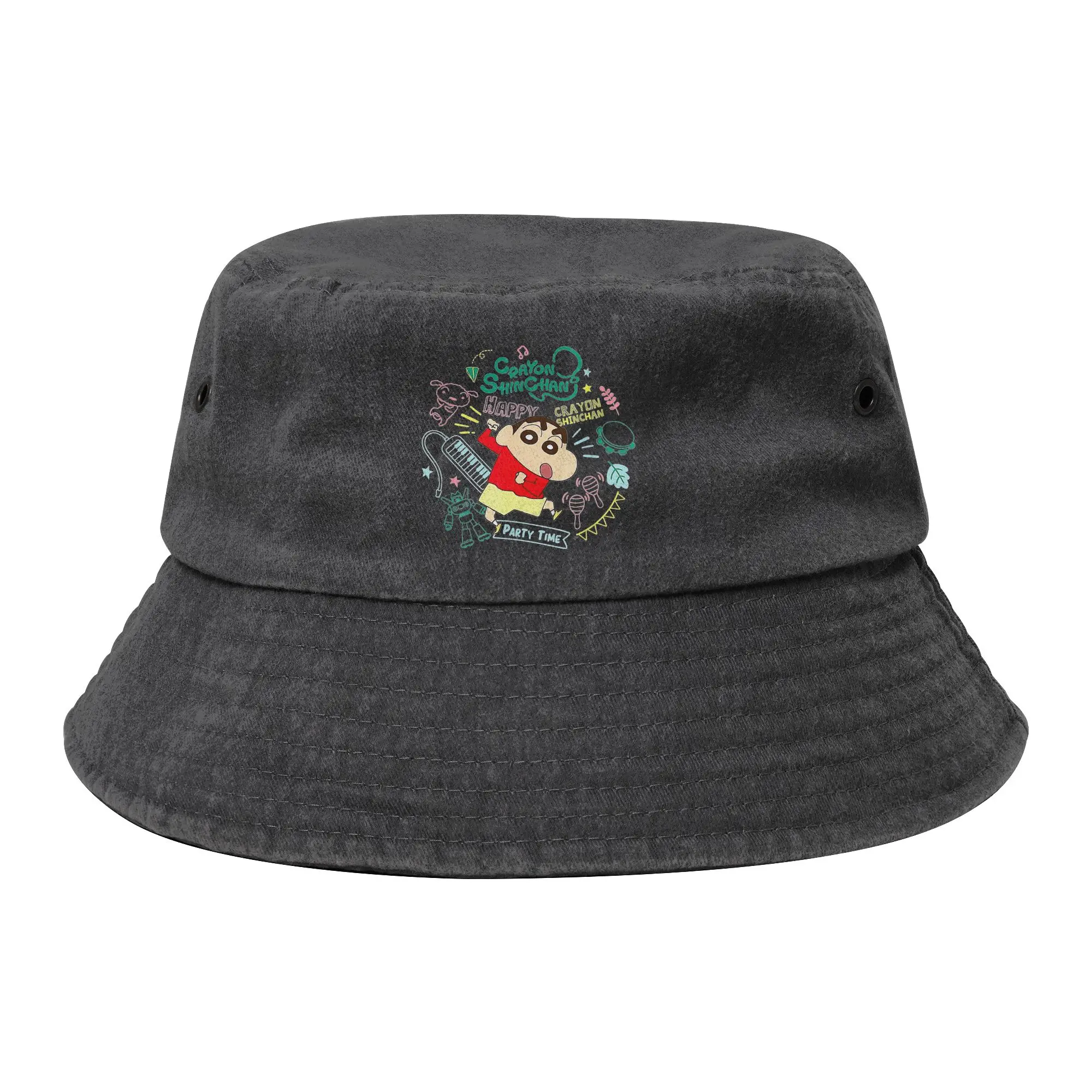 Chapeau Bob Unisexe Pliable Crayons Shin-chan pour Randonnée, Pêche et Loisirs – Idée Cadeau d'Anniversaire