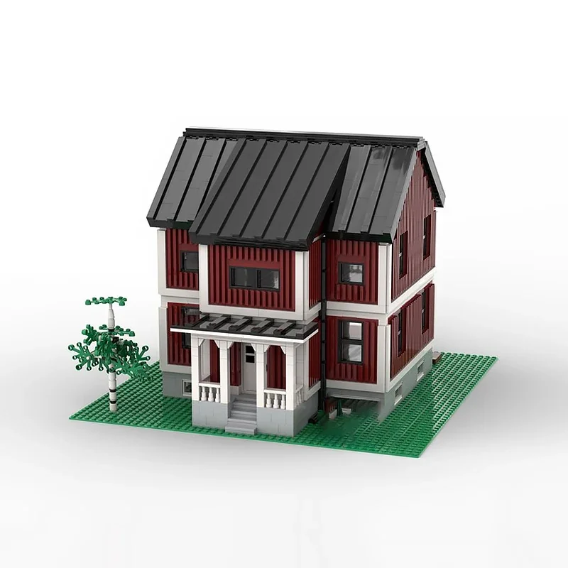Moc Building Blocks Classic Swedish countryside house Technology Modular Bricks Model  Gifts Christmas Toys DIY Sets Assembly