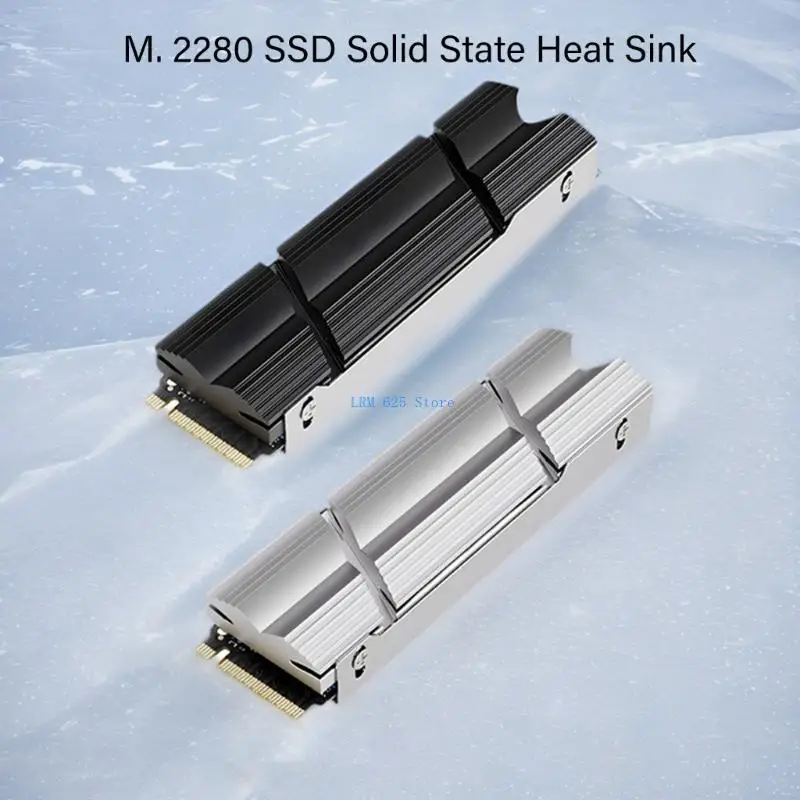 

41QA High Performances M.2 2280 SSD Coolers, M.2 2280 SSD Heatsink Heat Dissipation, Thermal Conductivity Silicone Pad