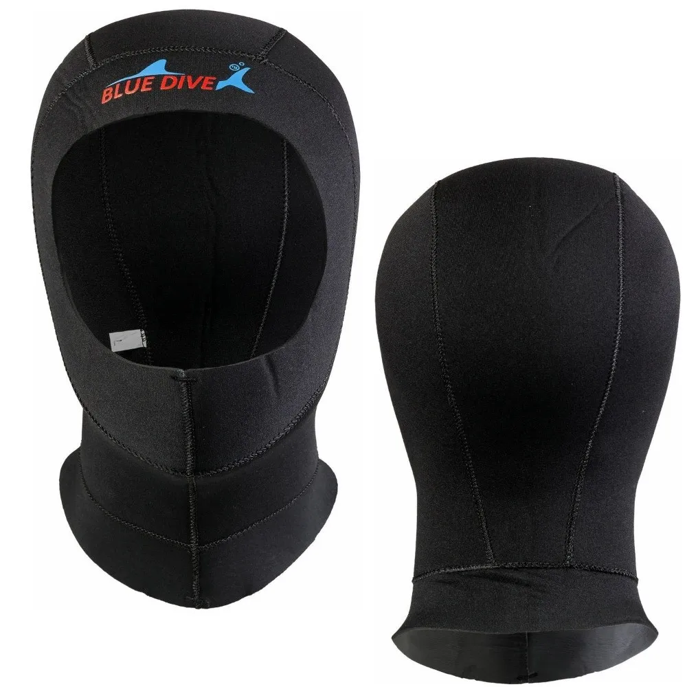 

Chloroprene Rubber Diving Headsets Thicken Design Hooded Snorkeling Hats Warm Sun Protect Diving Swimming Hats Surfing